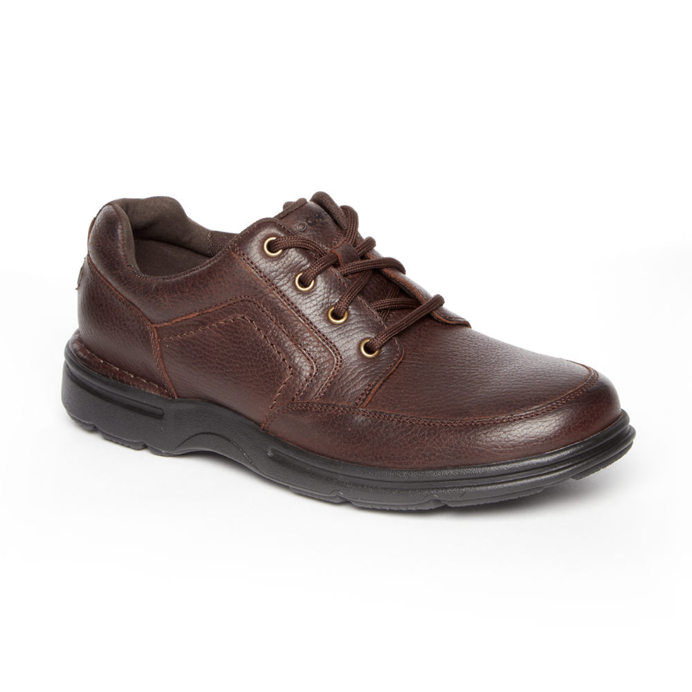 Rockport Singapore Mens Sneakers - ProWalker Eureka Plus Mudguard Dark Brown - RK1430276